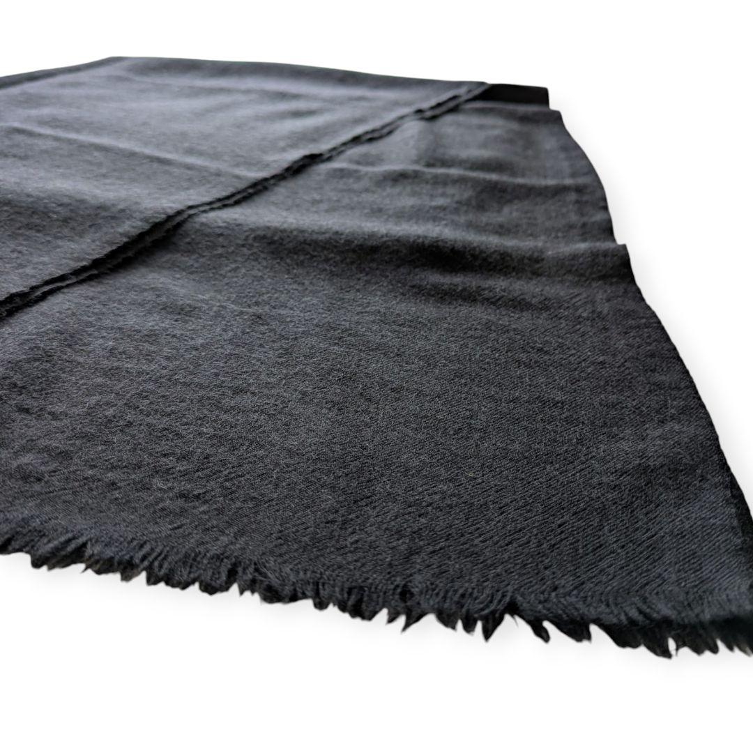 RALPH LAUREN PURPLE LABLE ブラックカシミヤストール