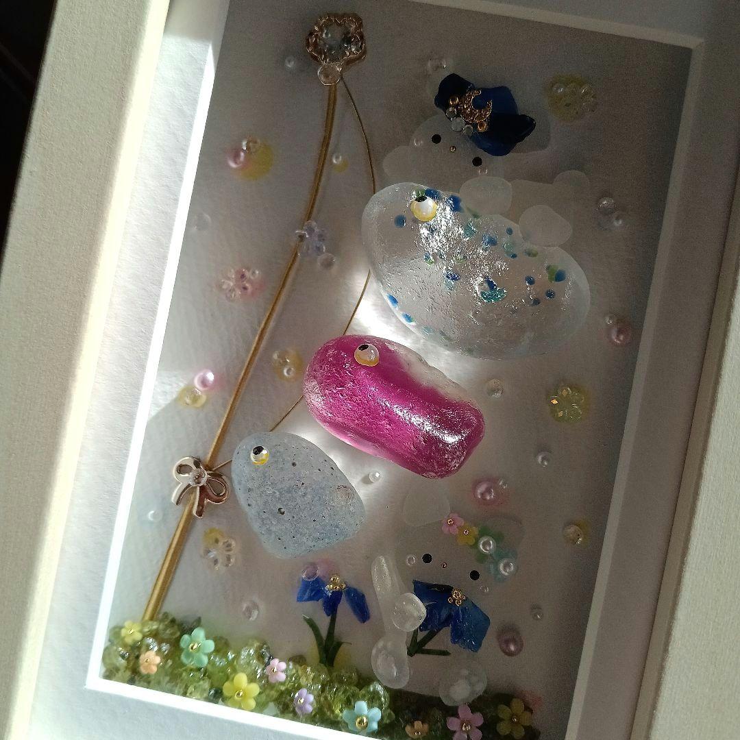 シーグラスアート　♡メルヘン夢みるこいのぼり♡