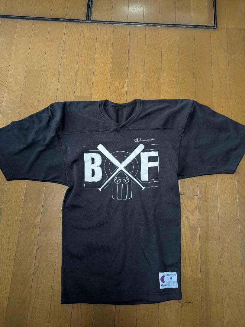 希少激レアChampion ×BOUNTYHUNTERコラボベースボールTシャツ