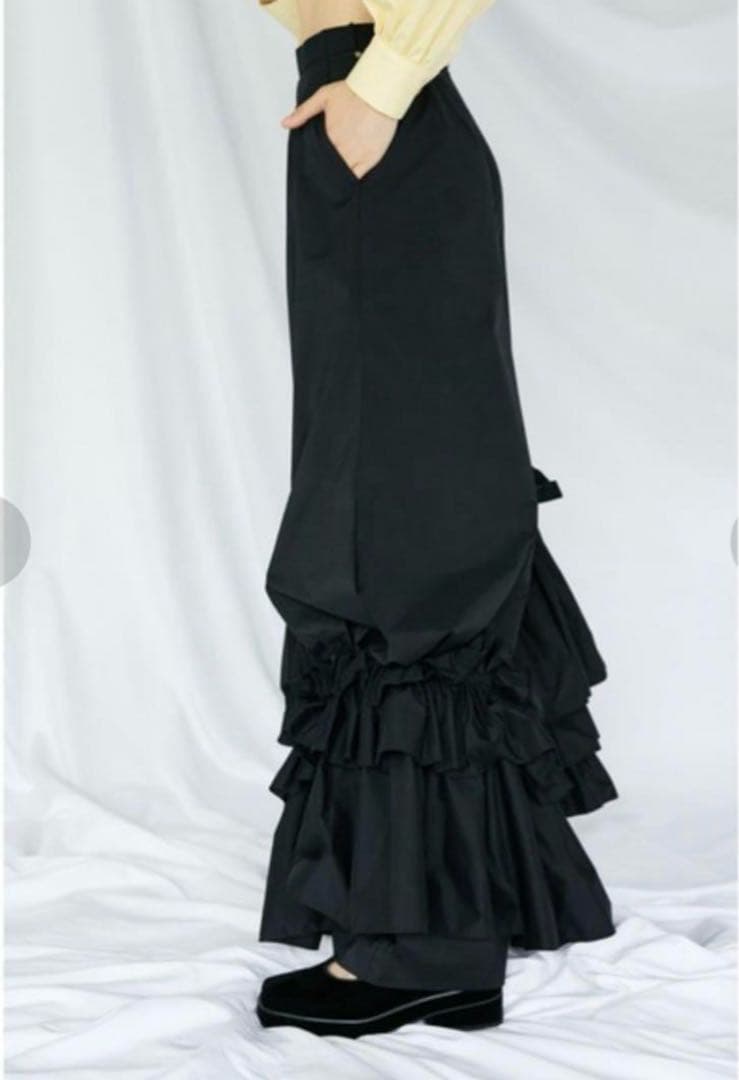 美品 ENFOLD エンフォルド　パンツ　フリル