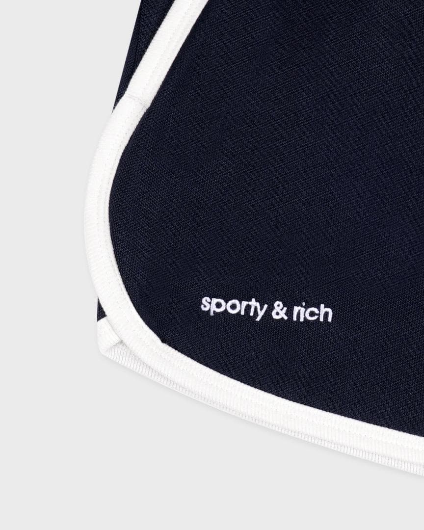 【新品】sporty & rich × adidas ネイビー ショートパンツ