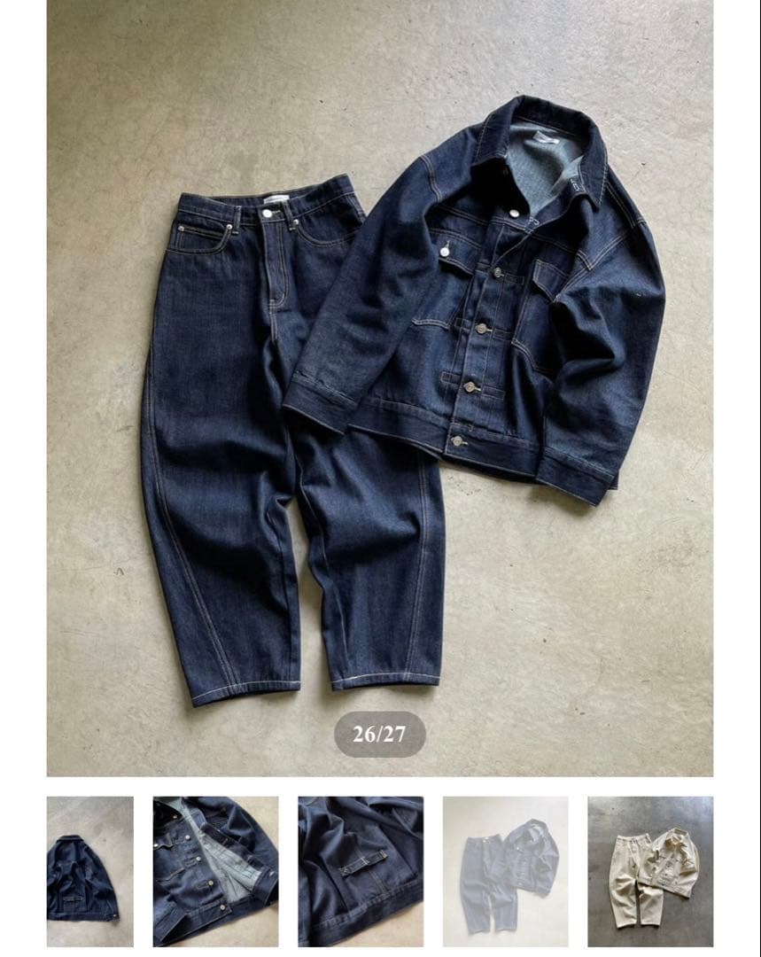 デニムセットアップ