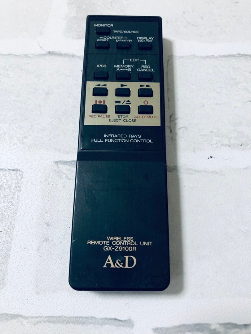 A&D ワイヤレスリモコン GX-Z9100R リモコン (Tv3930)