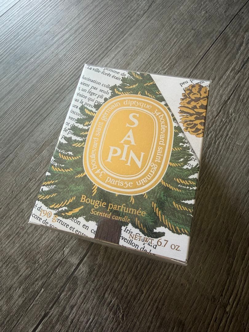 ディプティック サパン　2025ホリデー限定 キャンドル 190g 新品未開封