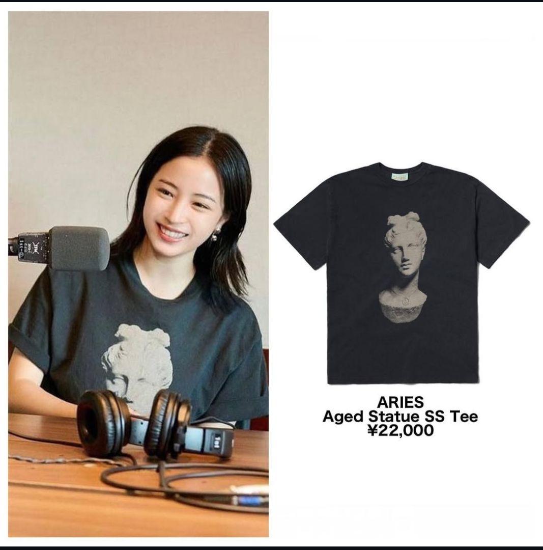 a*e様 広瀬すず着用 完売品 ARIES Aged Statue SS Tee