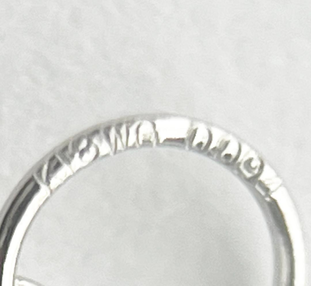 専用◆ K18WG ◆ 天然ダイヤモンド付き あこやチャーム ◆ ピアリング対応