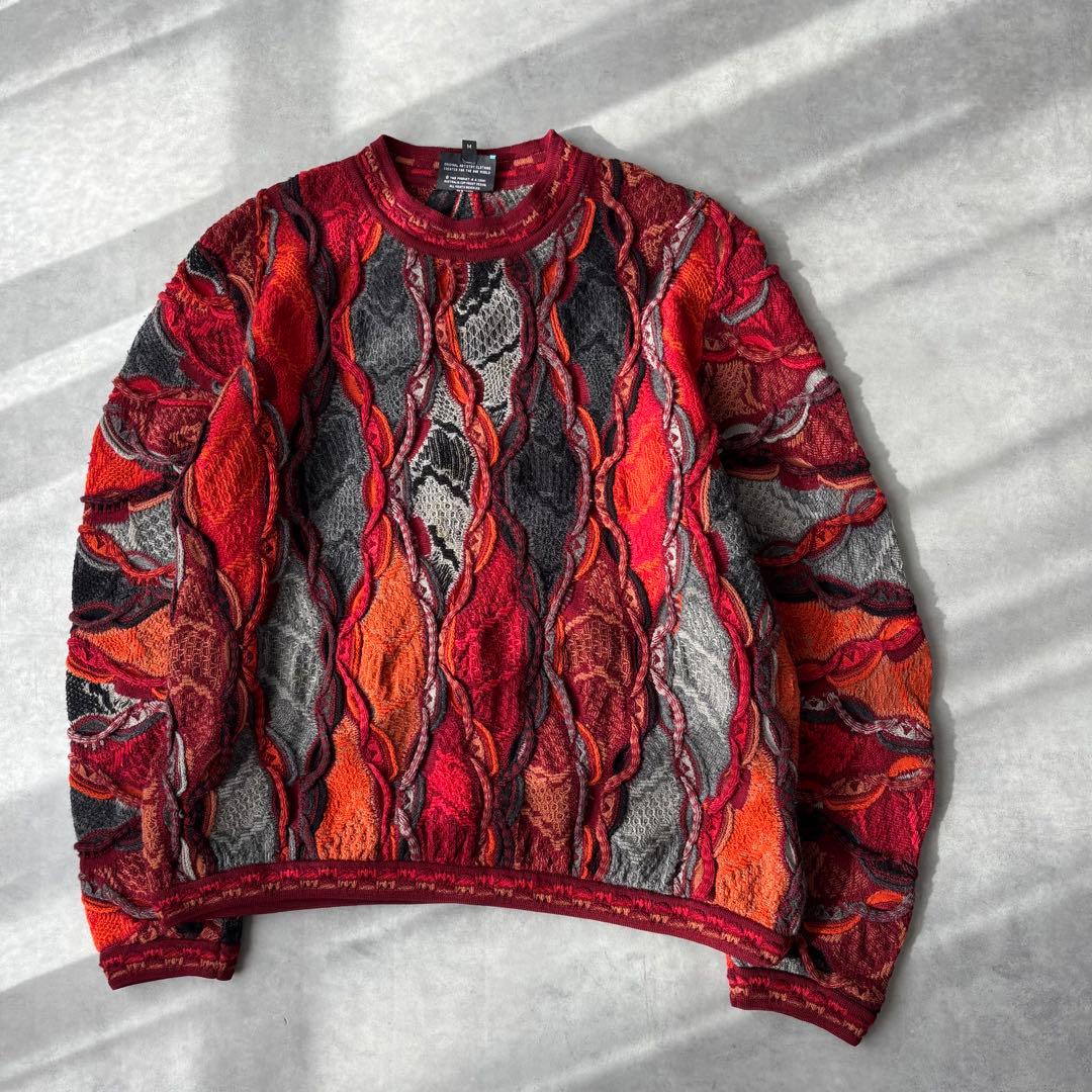 な*で様 16121 COOGI クージー 編み込み 3Dニット