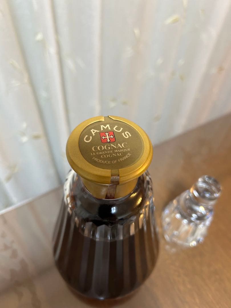 未開封　カミュ　バカラ　カラフェ　コニャック　替栓付き　箱無し