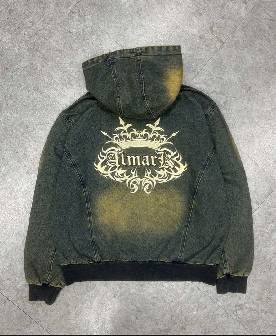 【新品未使用✨】ATMARK予約必須フード付きデニム ジャケット早いもの勝ち！！