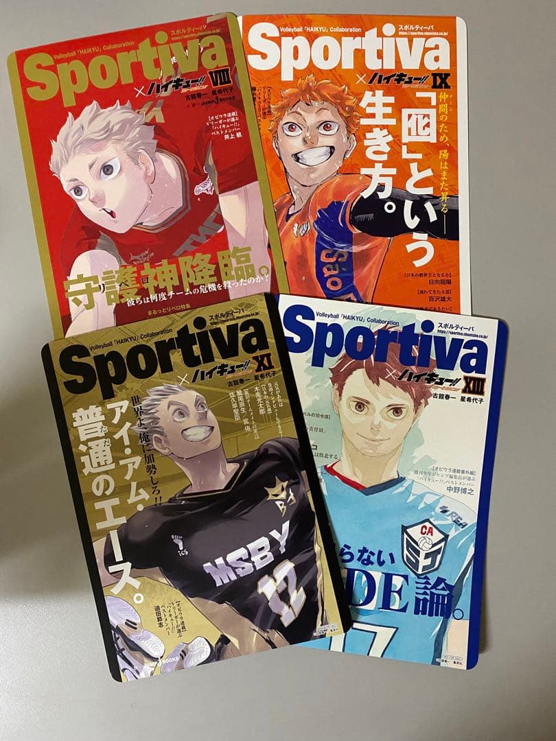 ハイキューショーセツバンSportiva 小説本体とビジュアルボードのセット