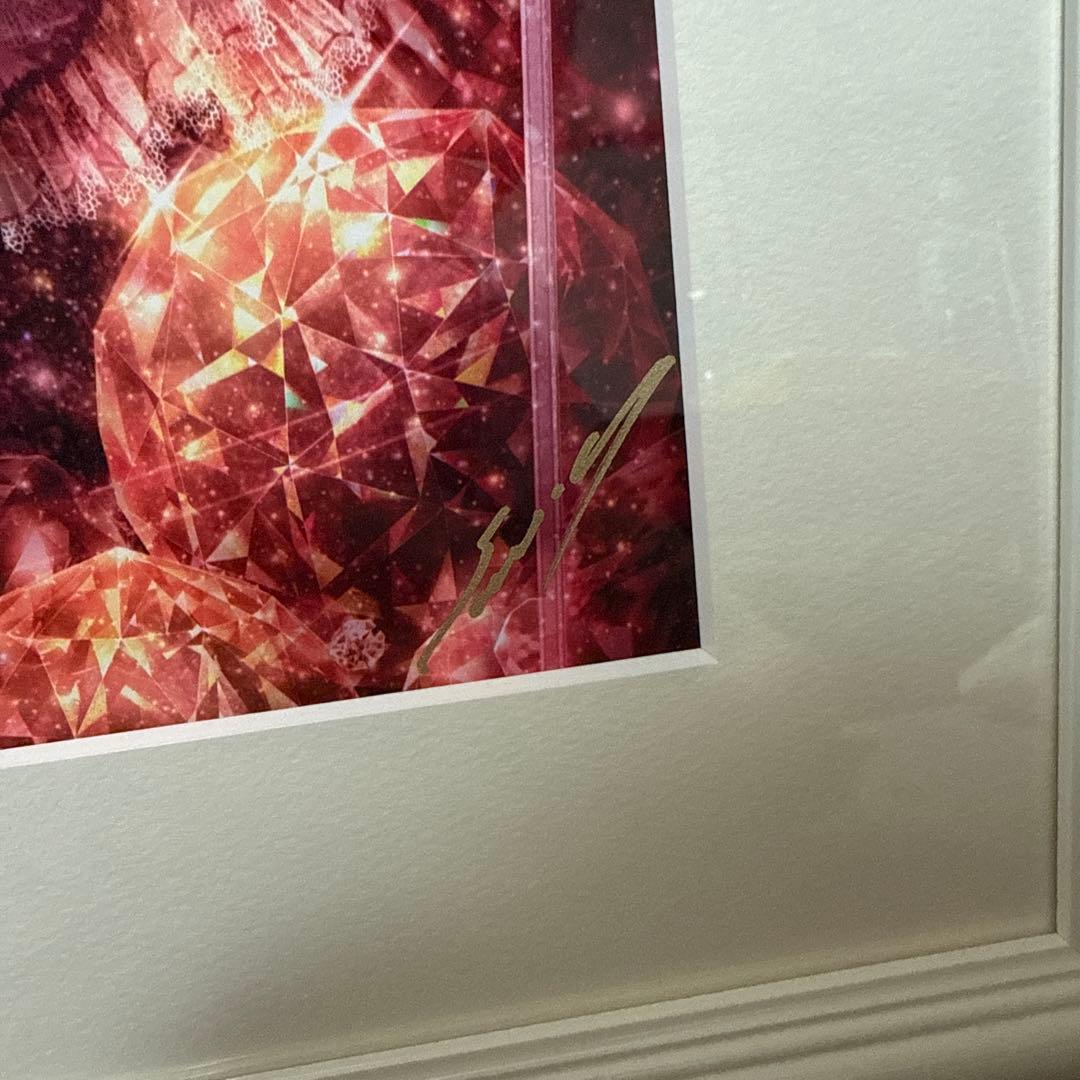 直筆サイン入り てぃんくる BIANCO AUDACE 複製原画 軸中心派