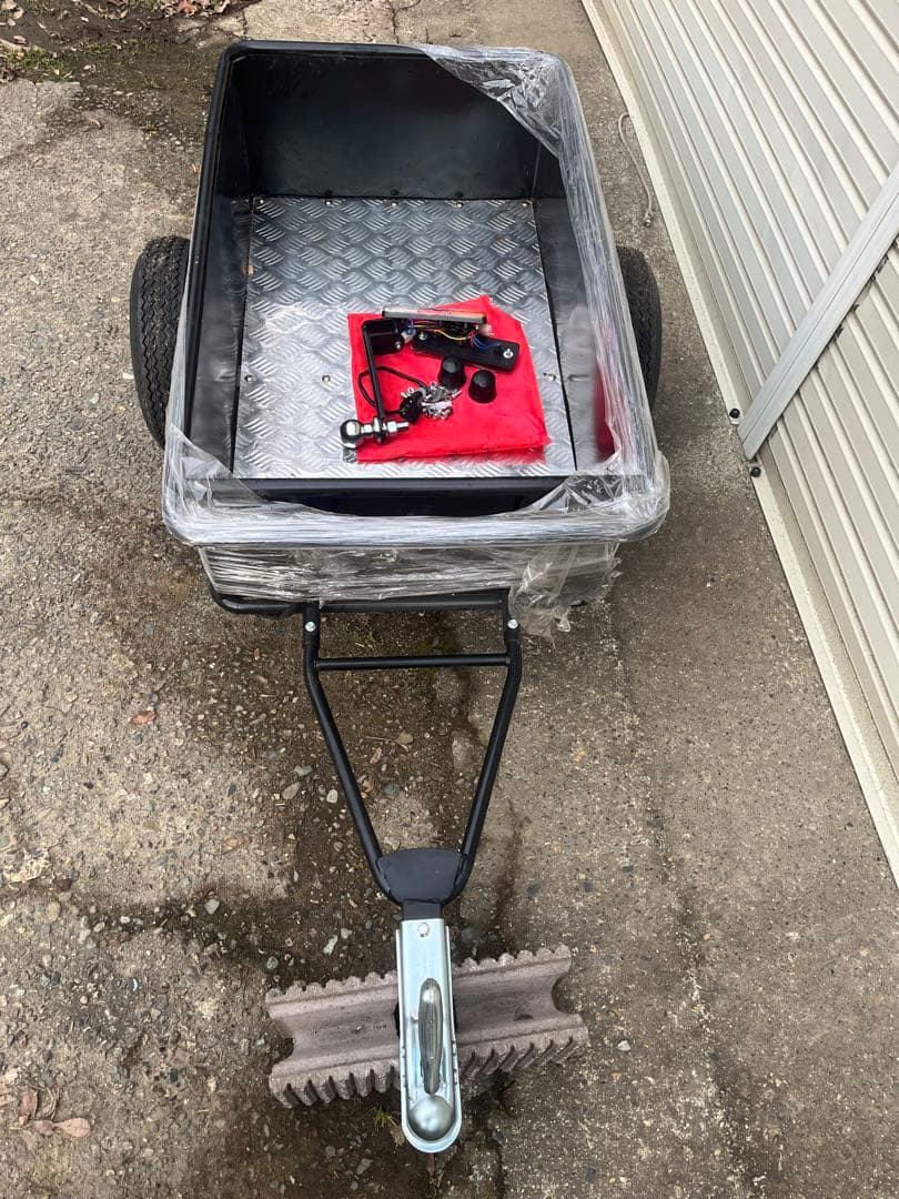 バイクトレーラー スチール製 荷物運搬用