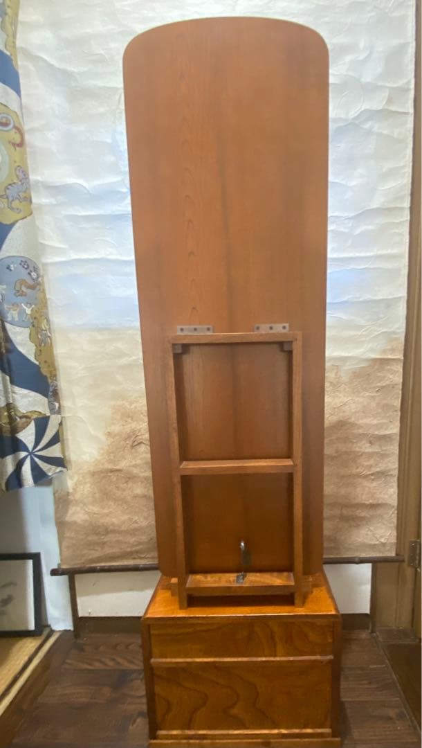 欅ケヤキ　姿鏡台