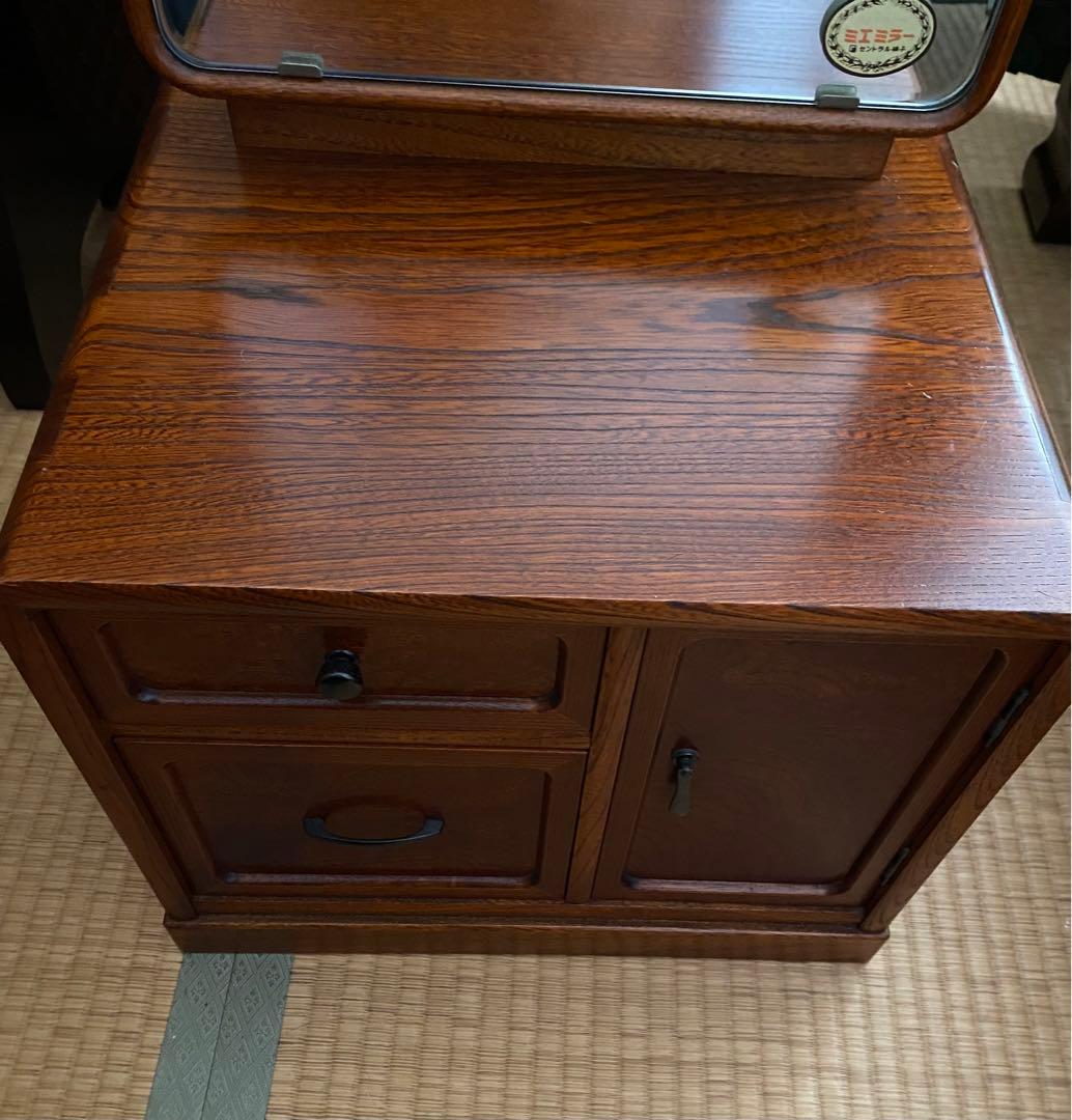 欅ケヤキ　姿鏡台