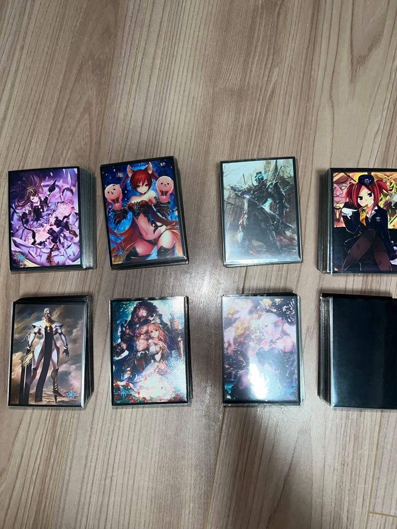 デュエルマスターズ 引退ネタデッキ8個 汎用性カード、スリーブ、プレイマット付