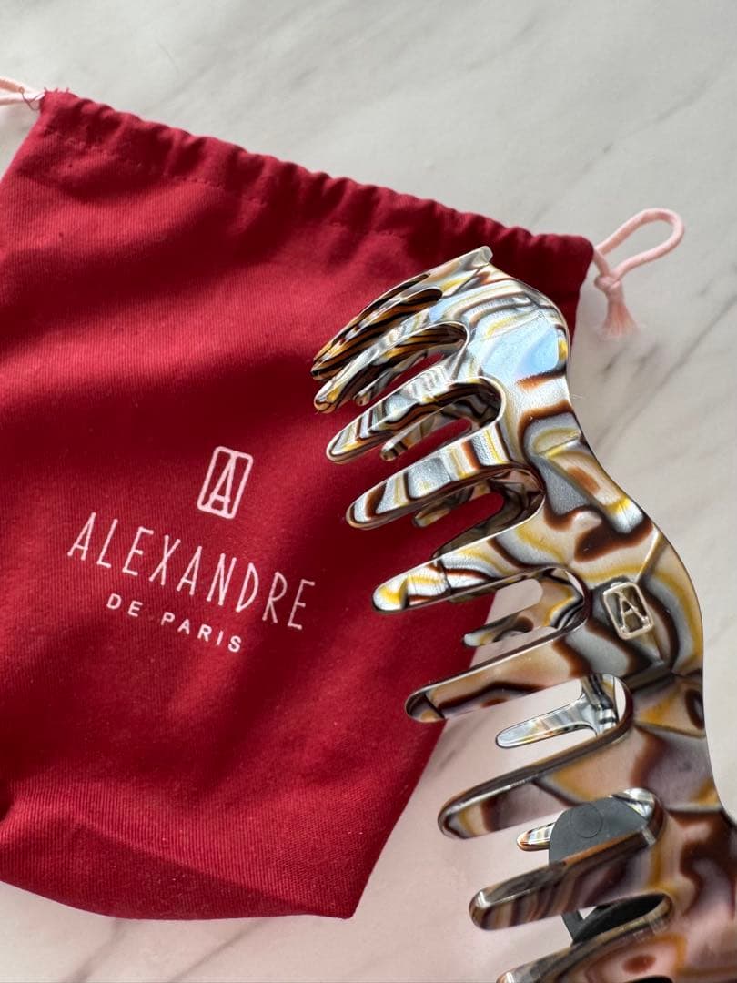 アレクサンドル ドゥ パリ カチューシャ コーム オニキス