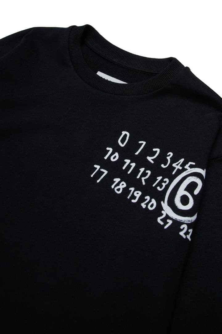 大人もOK MM6 Maison Margiela . ナンバーロゴ スウェット