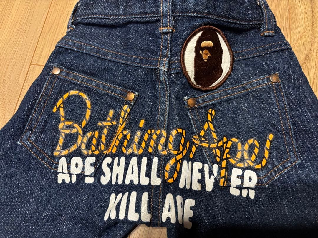 A BATHING APE BAPE KIDS ベイプ キッズ デニム 100