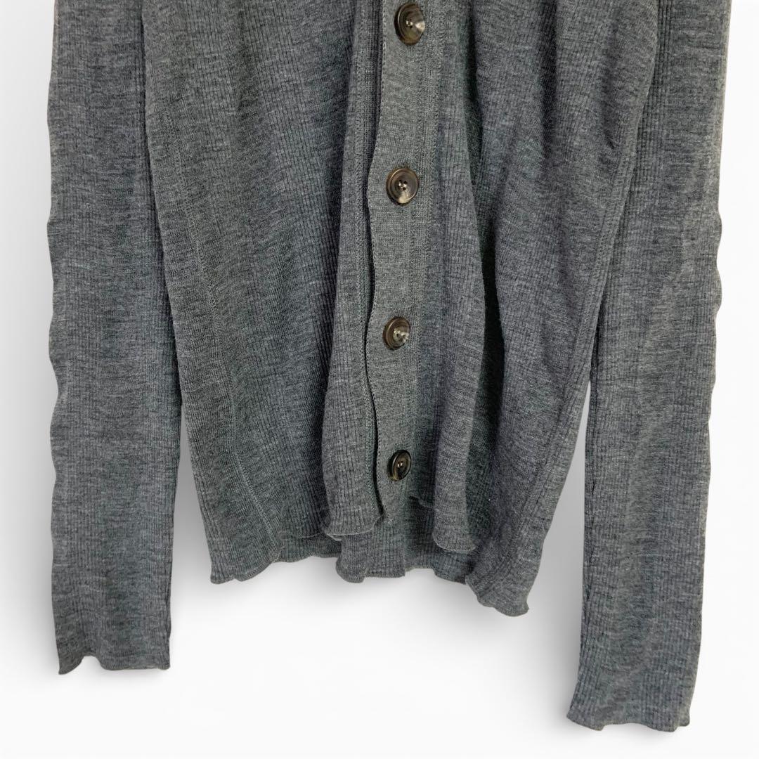 【美品】ドゥーズィエムクラス✨*Candid カーディガンニット　チャコグレー