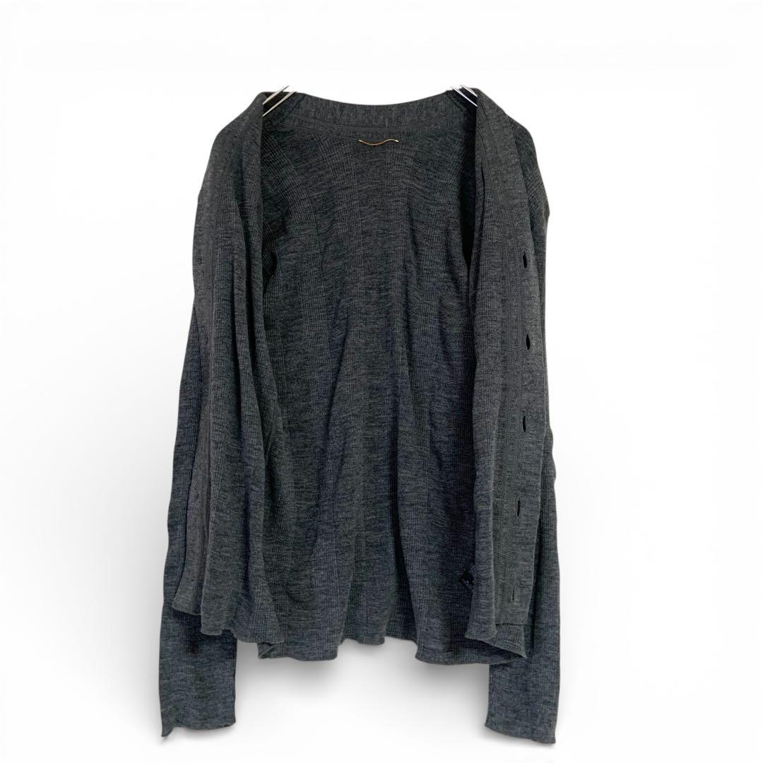 【美品】ドゥーズィエムクラス✨*Candid カーディガンニット　チャコグレー