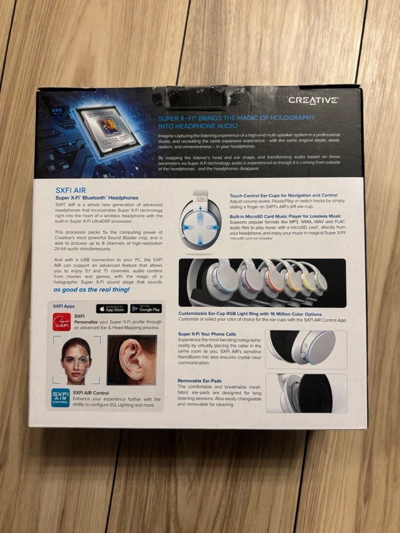 【新品未使用】Creative SXFI AIR SF-AIR-BKヘッドフォン