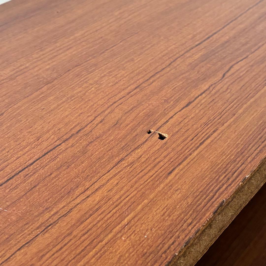 国産ヴィンテージ チーク突板 引出し ミニチェスト 収納 サイドボード