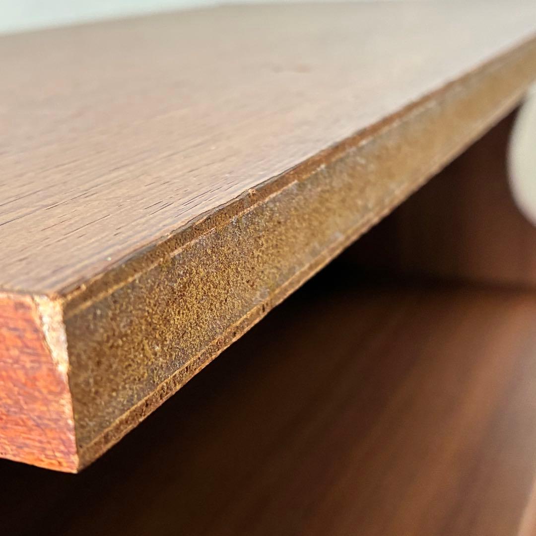 国産ヴィンテージ チーク突板 引出し ミニチェスト 収納 サイドボード