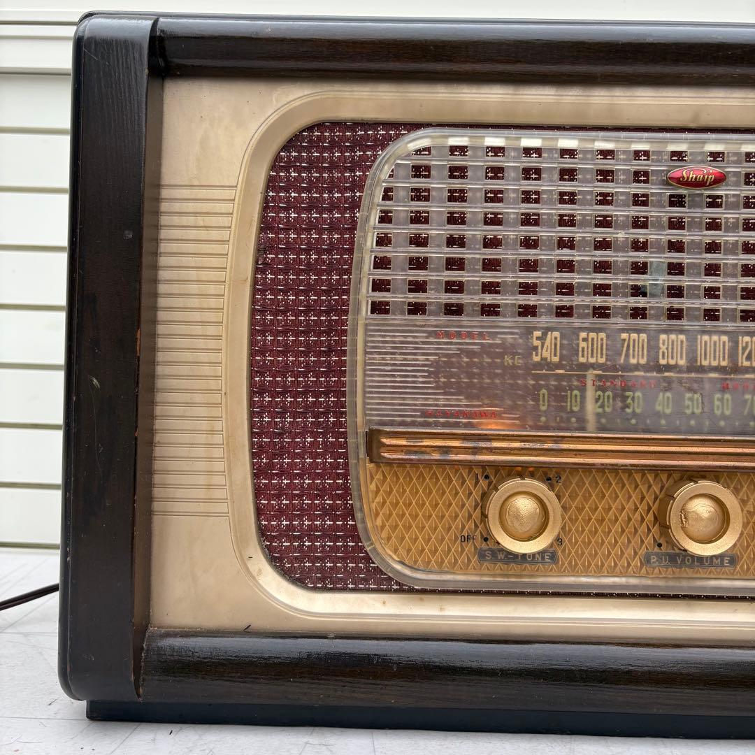 美品■昭和レトロ■早川電機 シャープ RS-350型 真空管ラジオ
