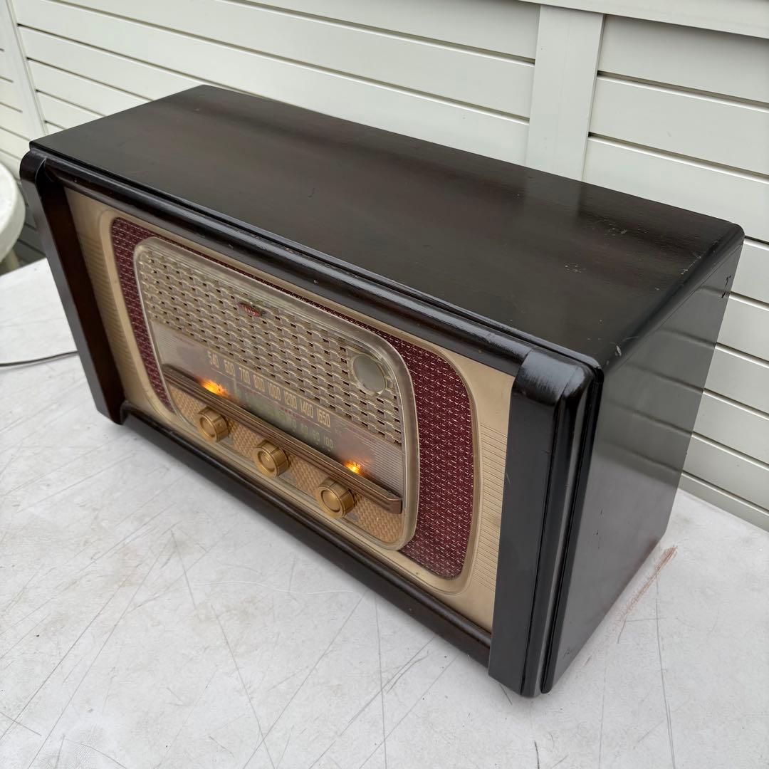 美品■昭和レトロ■早川電機 シャープ RS-350型 真空管ラジオ