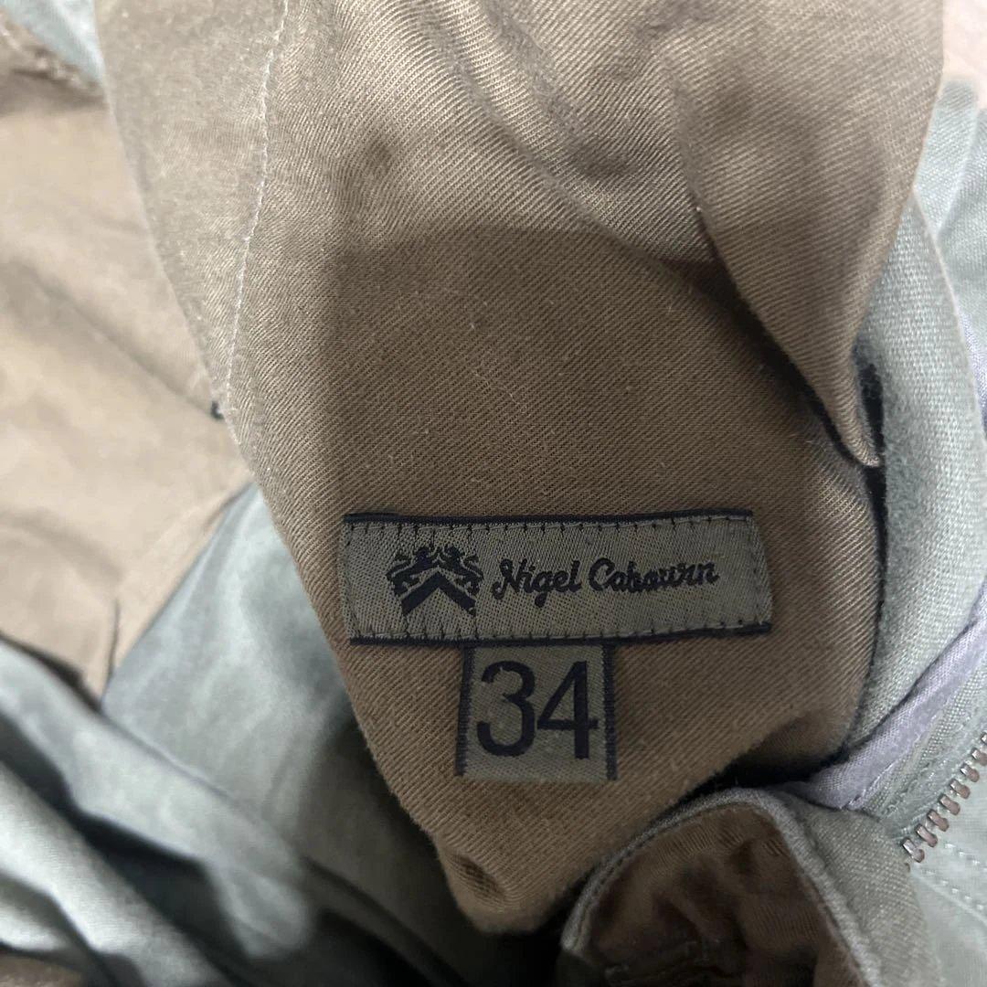 ナイジェルケーボン　アーミーカーゴパンツ　34