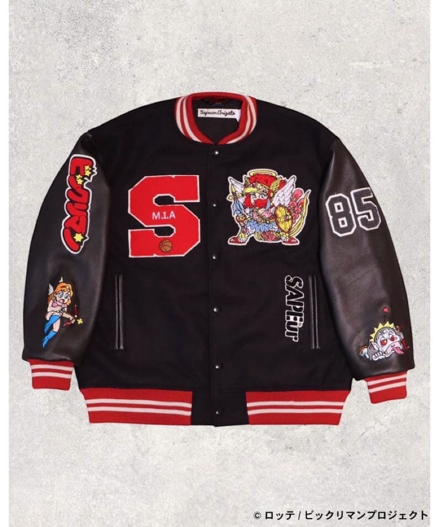 SAPEur サプール　ビックリマン　スタジャン 黒XL 新品