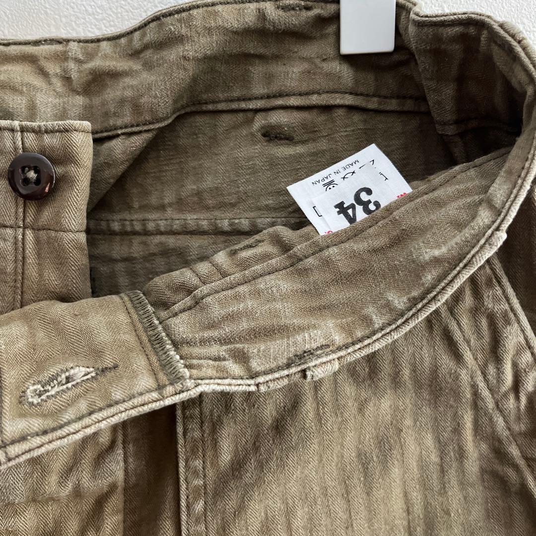 ウエアハウス 1086 HBT MILITARY PANTS 34インチ