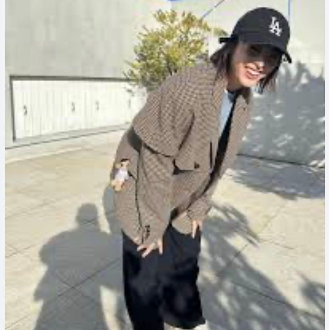 極美品　roku 6 ケープジャケット テーラードジャケット 2way