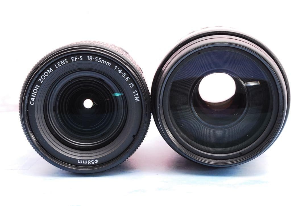 キャノン kiss X9☆一眼レフカメラ☆高性能標準＆超望遠☆スマホ転送OK