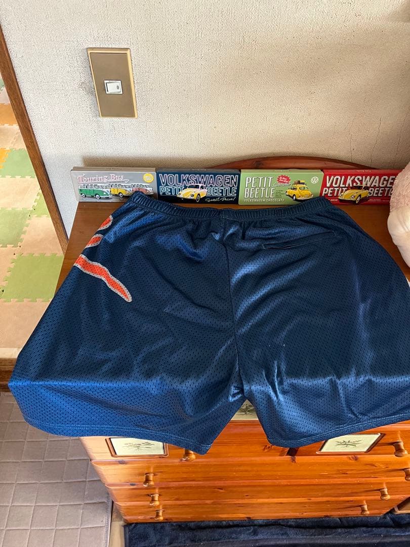 Supreme 24sネイビー ロゴショート　パンツ