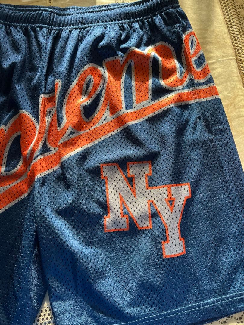 Supreme 24sネイビー ロゴショート　パンツ