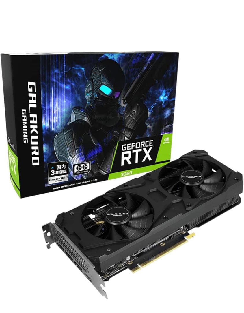 GALAKURO GeForce RTX グラフィックボード RTX3060