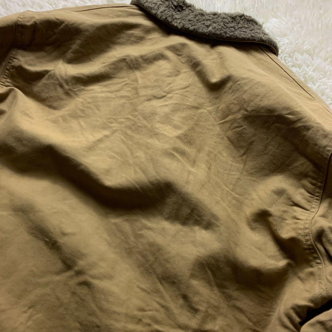 k*e様 【雰囲気抜群】バズリクソンズ デッキジャケット ベージュ XL BR1