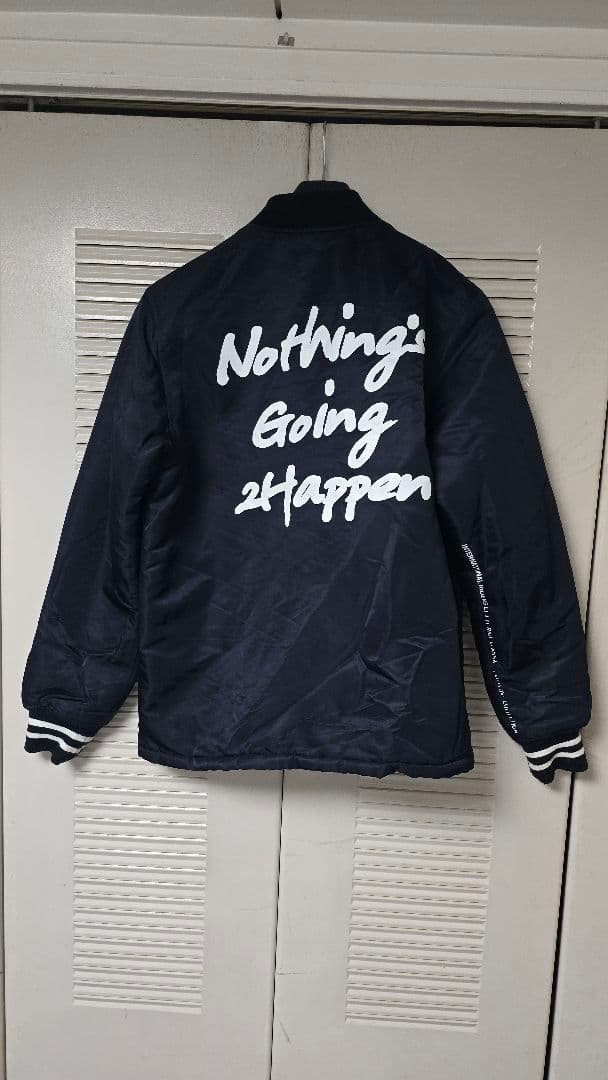 let it ride✕champion スタジャン L 黒 バックプリント