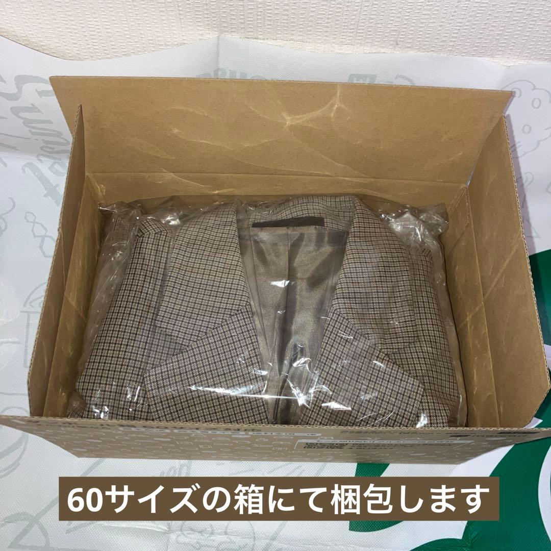 【新品・未使用】 UNIQLO カラー:35 ブラウン ダブルジャケット XL