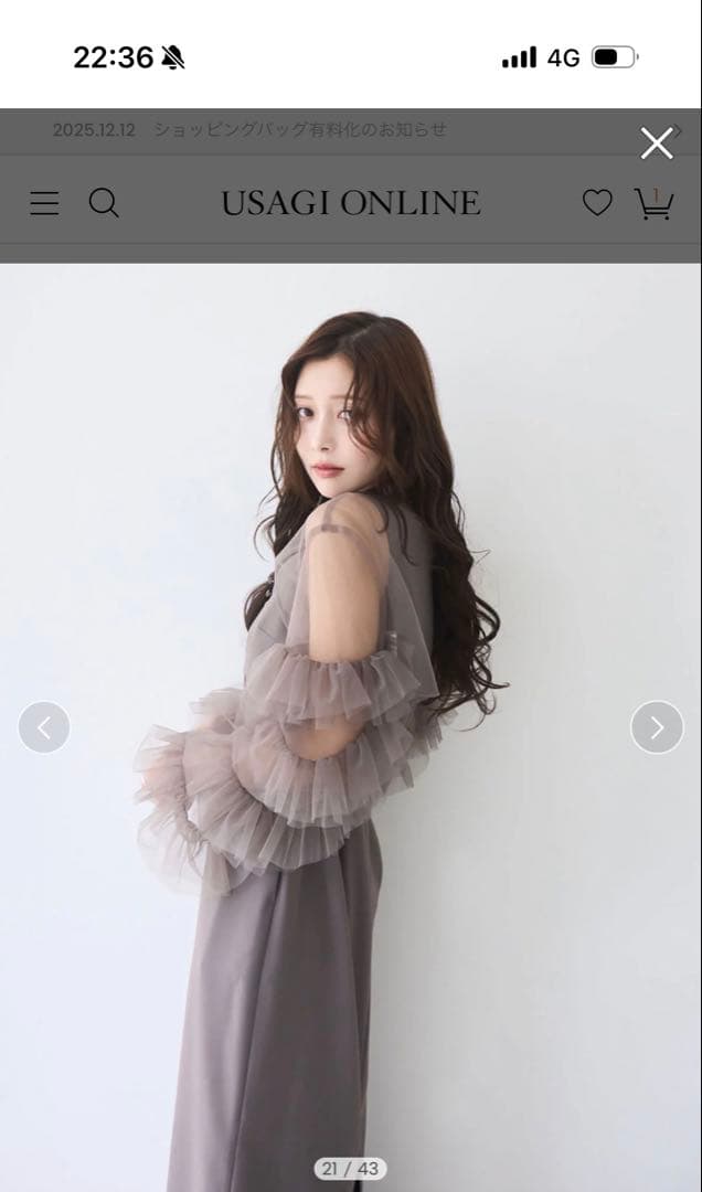 美品　eimy istoire ラッフルスリーブチュールボレロSETキャミドレス