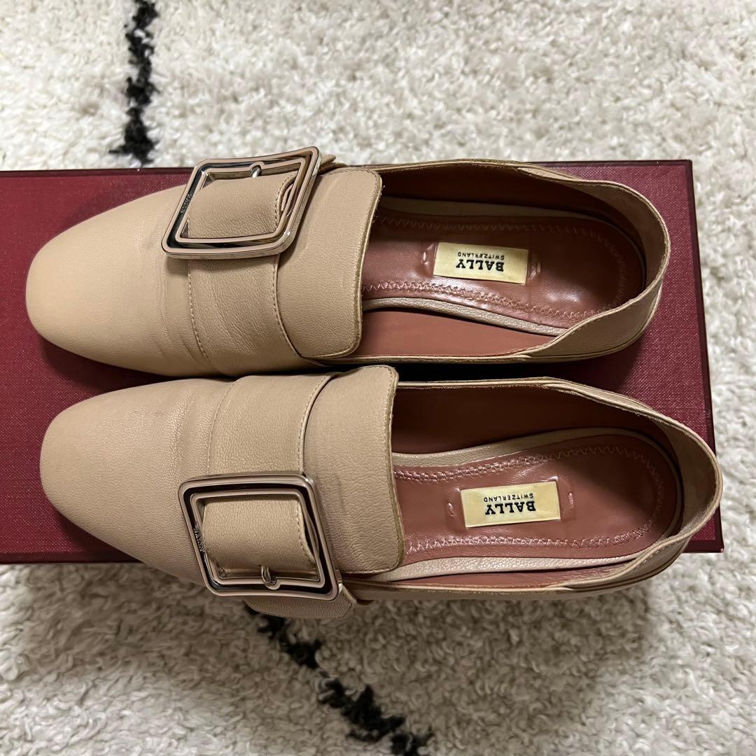 BALLY バリー JANELLE ローファー 山羊革 バックル