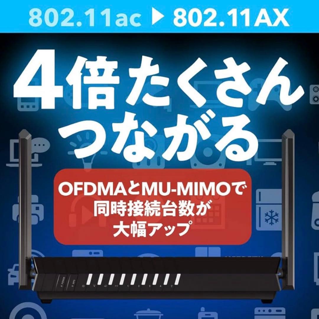 NETGEAR Wi-Fi 6 ルーター AX1800 RAX20