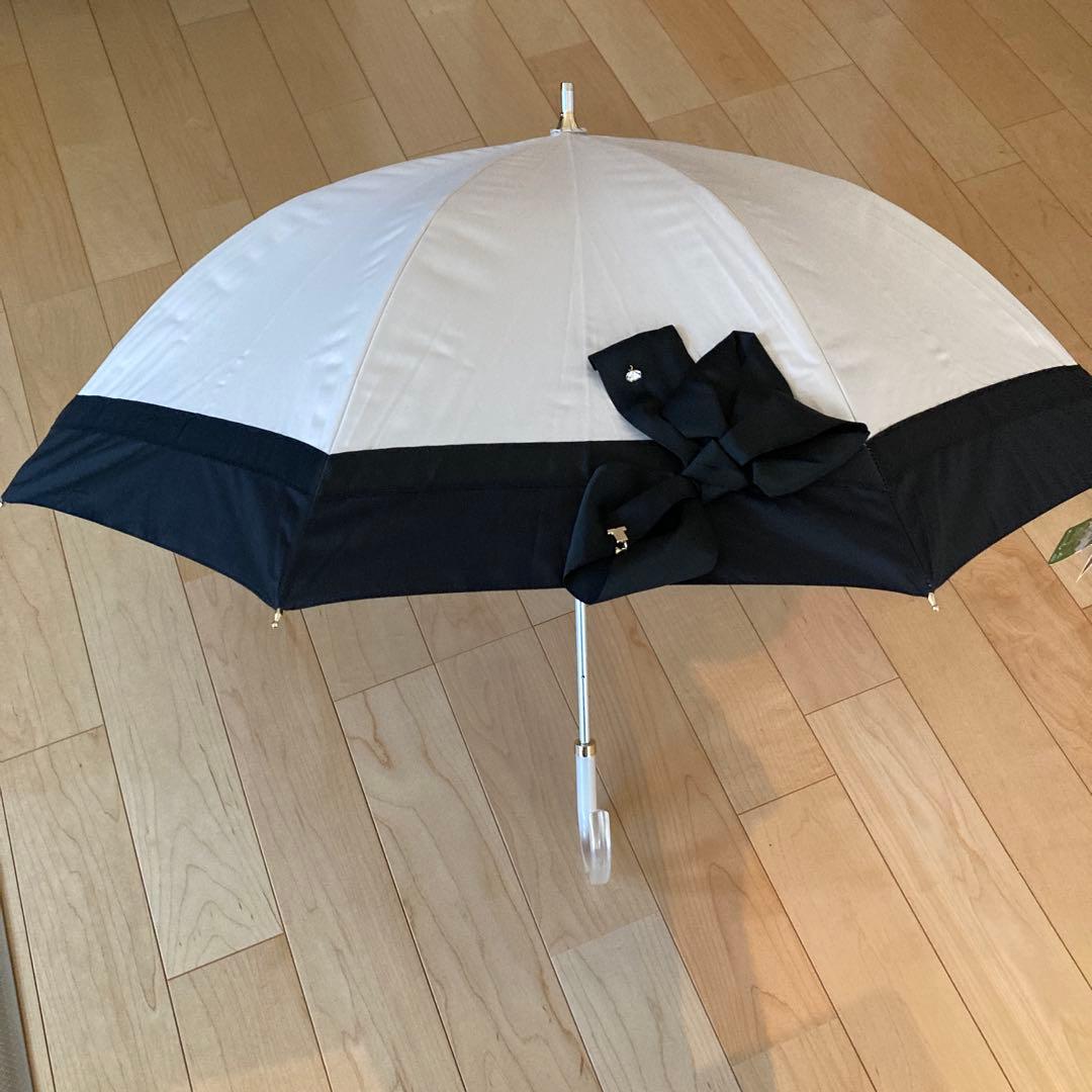 ランバンオンブルー　持ち手付き長傘　晴雨兼用日傘