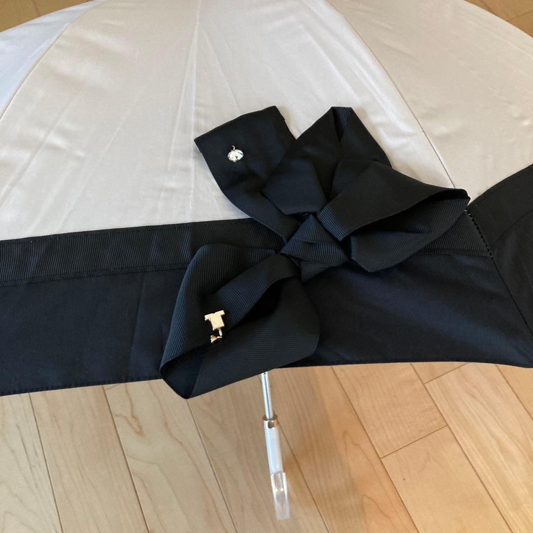 ランバンオンブルー　持ち手付き長傘　晴雨兼用日傘