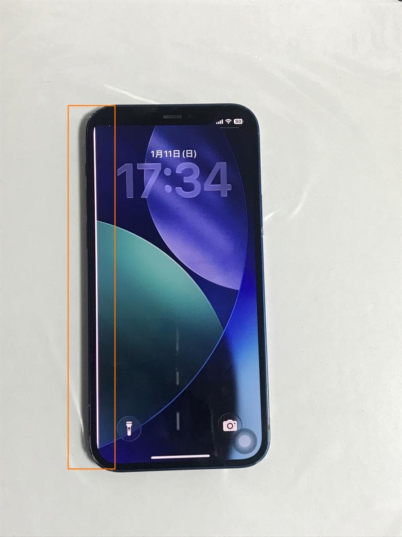 ジャンク】iPhone 12 128GB ｜画面ピンク線あり｜部品取り・修理前提