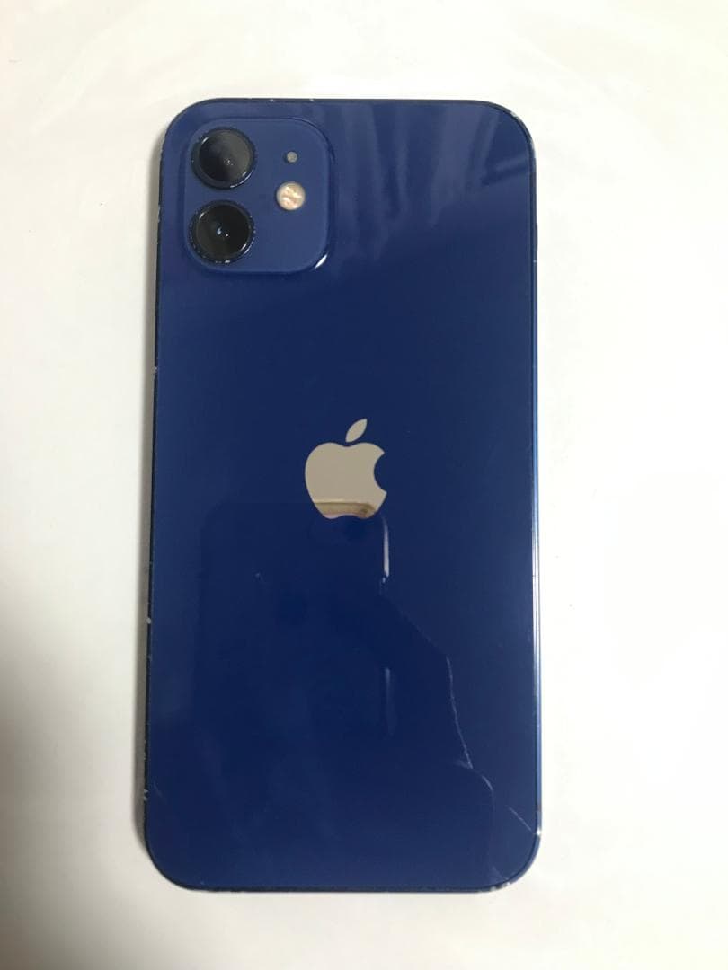 ジャンク】iPhone 12 128GB ｜画面ピンク線あり｜部品取り・修理前提