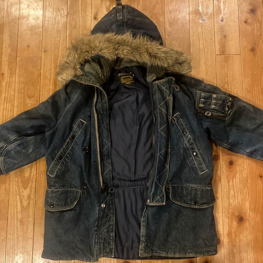 BEAMS別注 デニムN-3B バズリクソンズコラボ　M