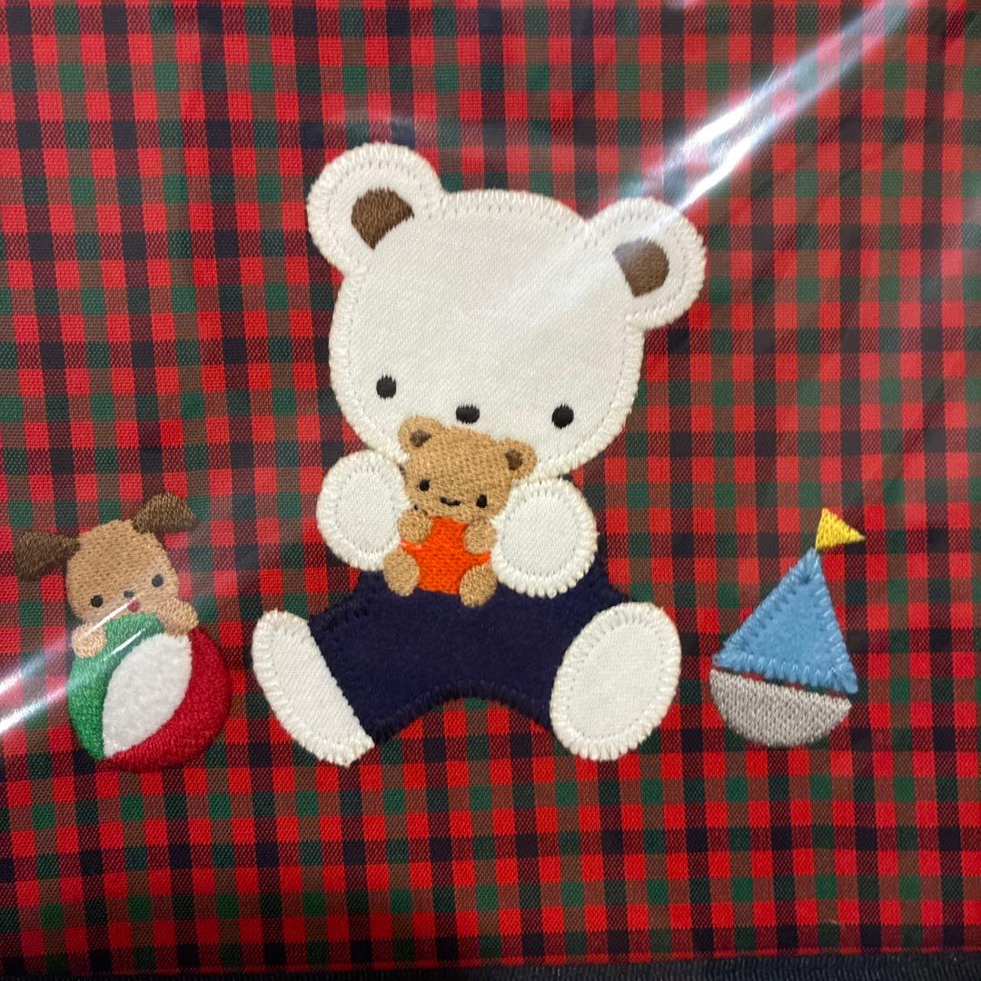 未開封品！familiar 母子手帳ケース チェック柄