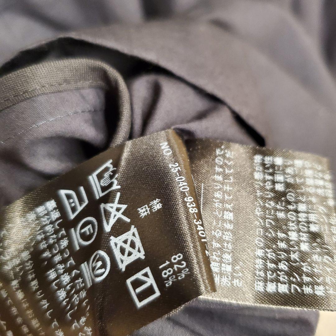 VERMEIL par iena リネンコットンタイプライターワンピース紺色38